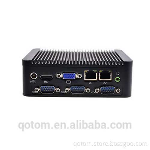 2017 4 Com Serial Port Mini Pc with Celeron J1900 CPU, 2G RAM, 8G SSD,WIFI POS Computer
